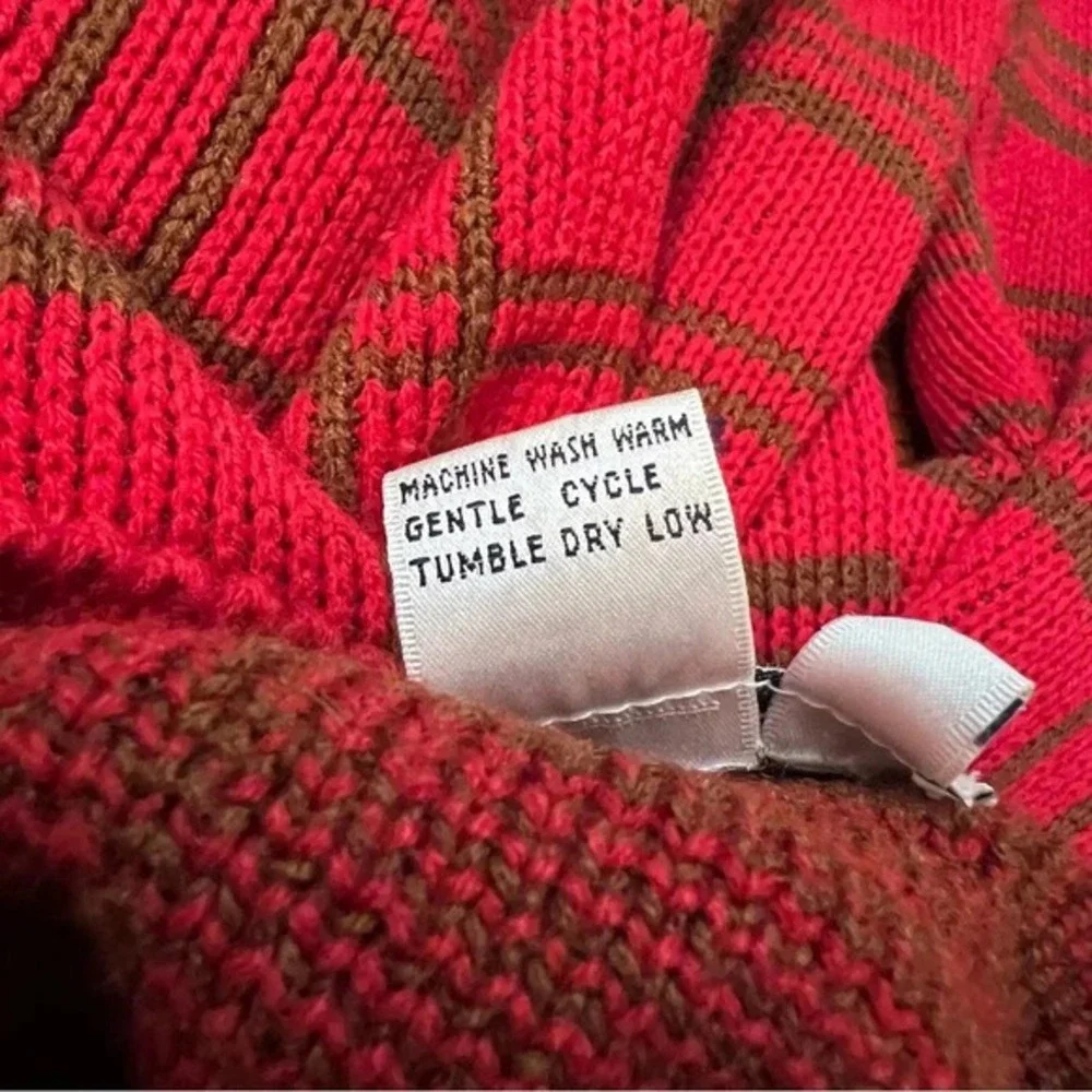 Vintage Hasting and Smith Holiday Knit Sweater‎ Cardigan Medium Oversized Cozy